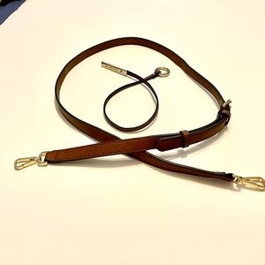 Calvin Klein CK - Leather Adjustable Handbag Replacement Strap & Purse Charm